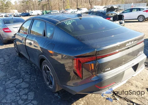 2025 Kia K4 Ex из США, поврежденный, VIN 3KPFU4DE3SE217208